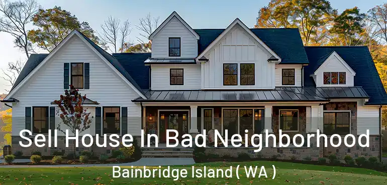  Sell House In Bad Neighborhood Bainbridge Island ( WA )