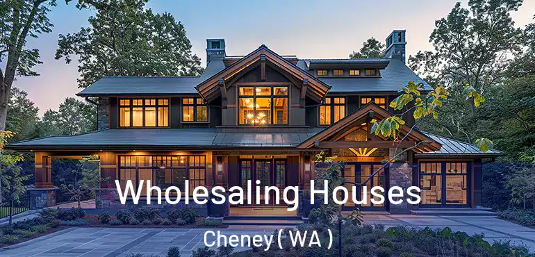  Wholesaling Houses Cheney ( WA )