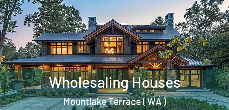  Wholesaling Houses Mountlake Terrace ( WA )